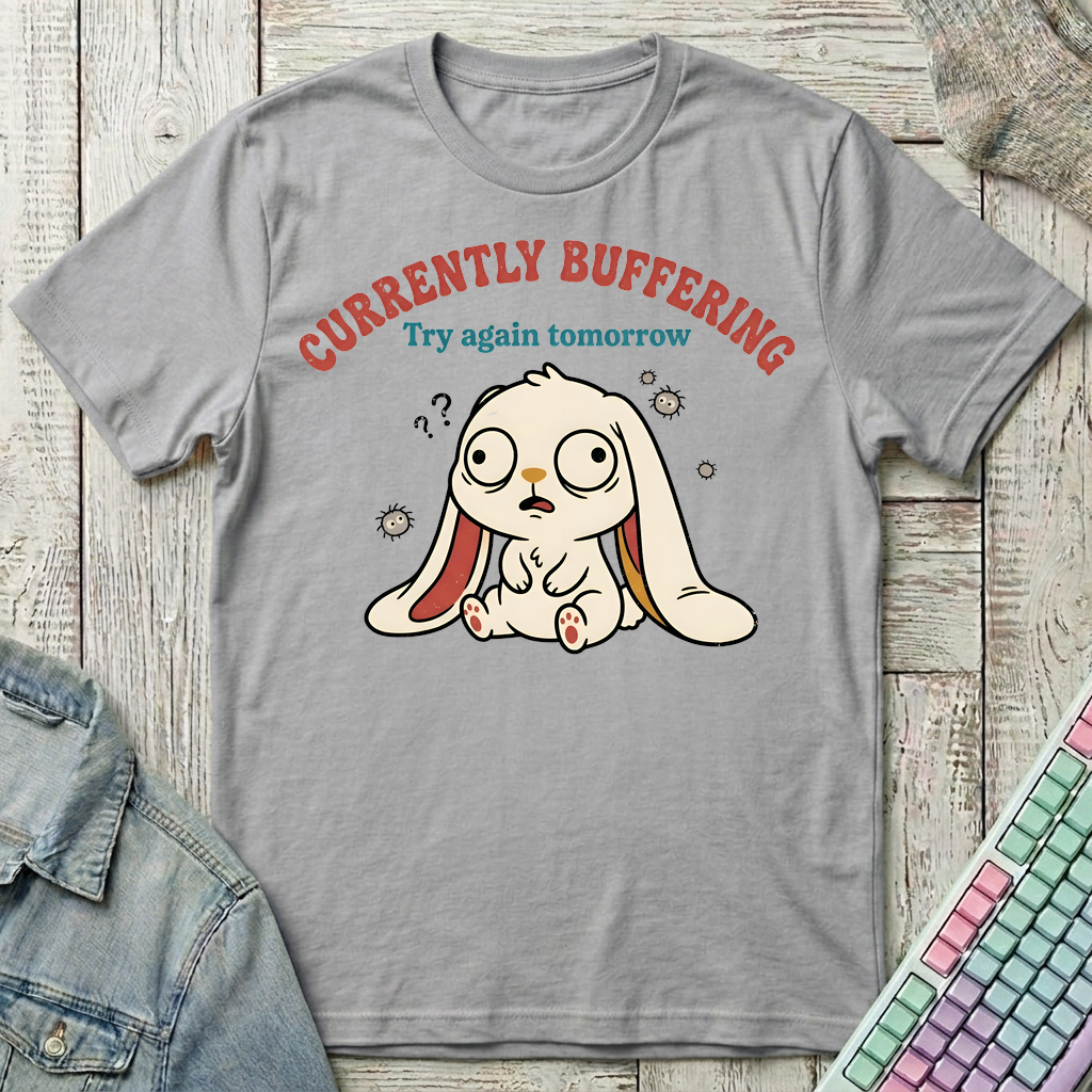 Currently Buffering T-Shirt - Currently Buffering_sport_grey