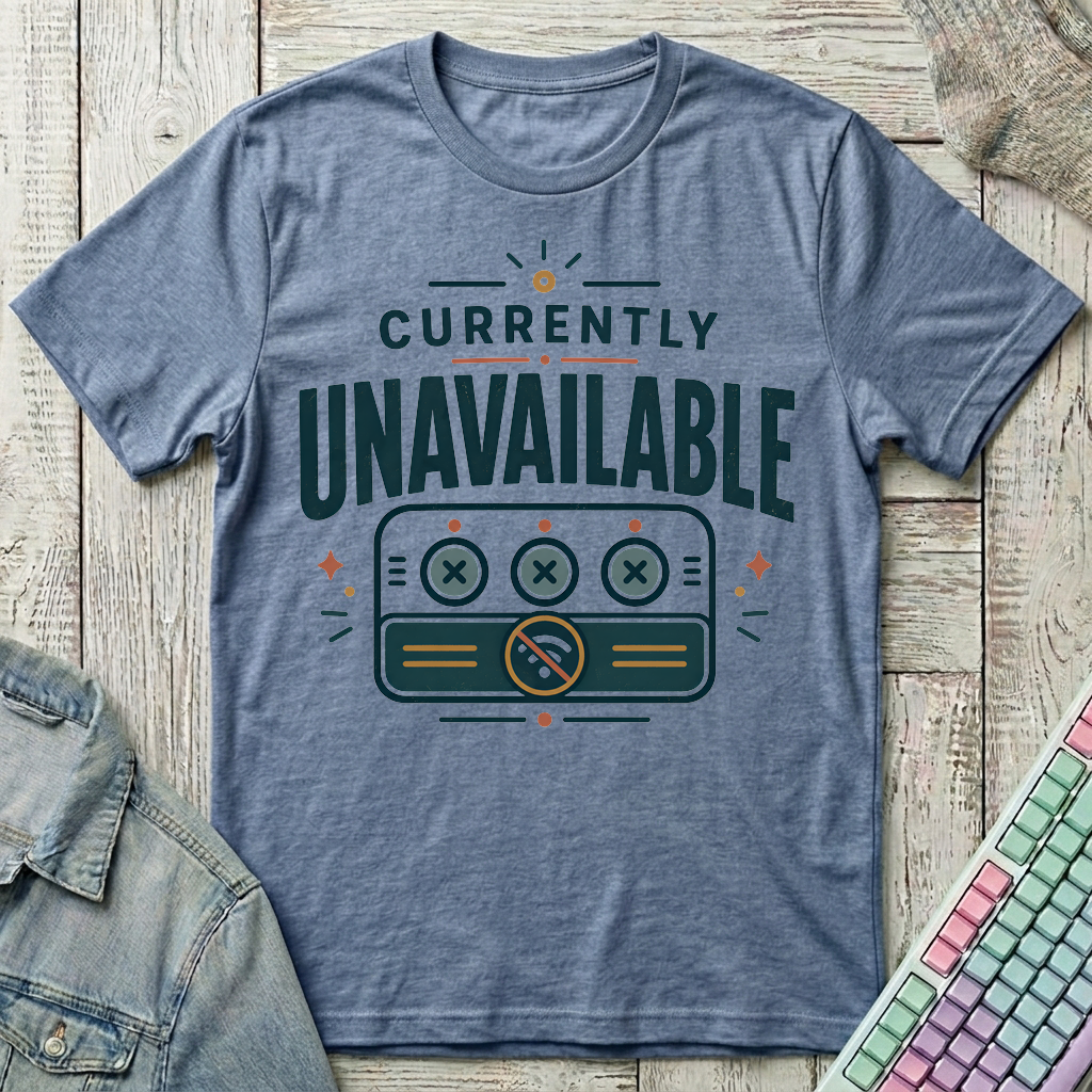 Currently Unavailable T-Shirt - Currently Unavailable_heather_indigo