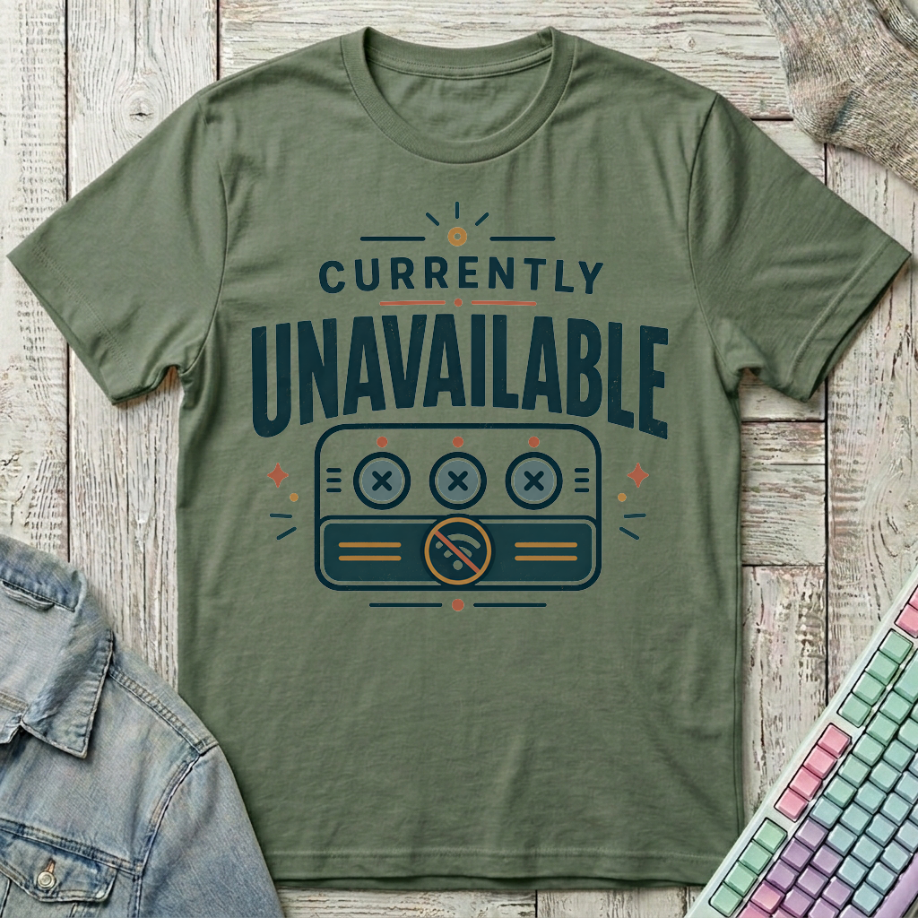 Currently Unavailable T-Shirt - Currently Unavailable_military_green