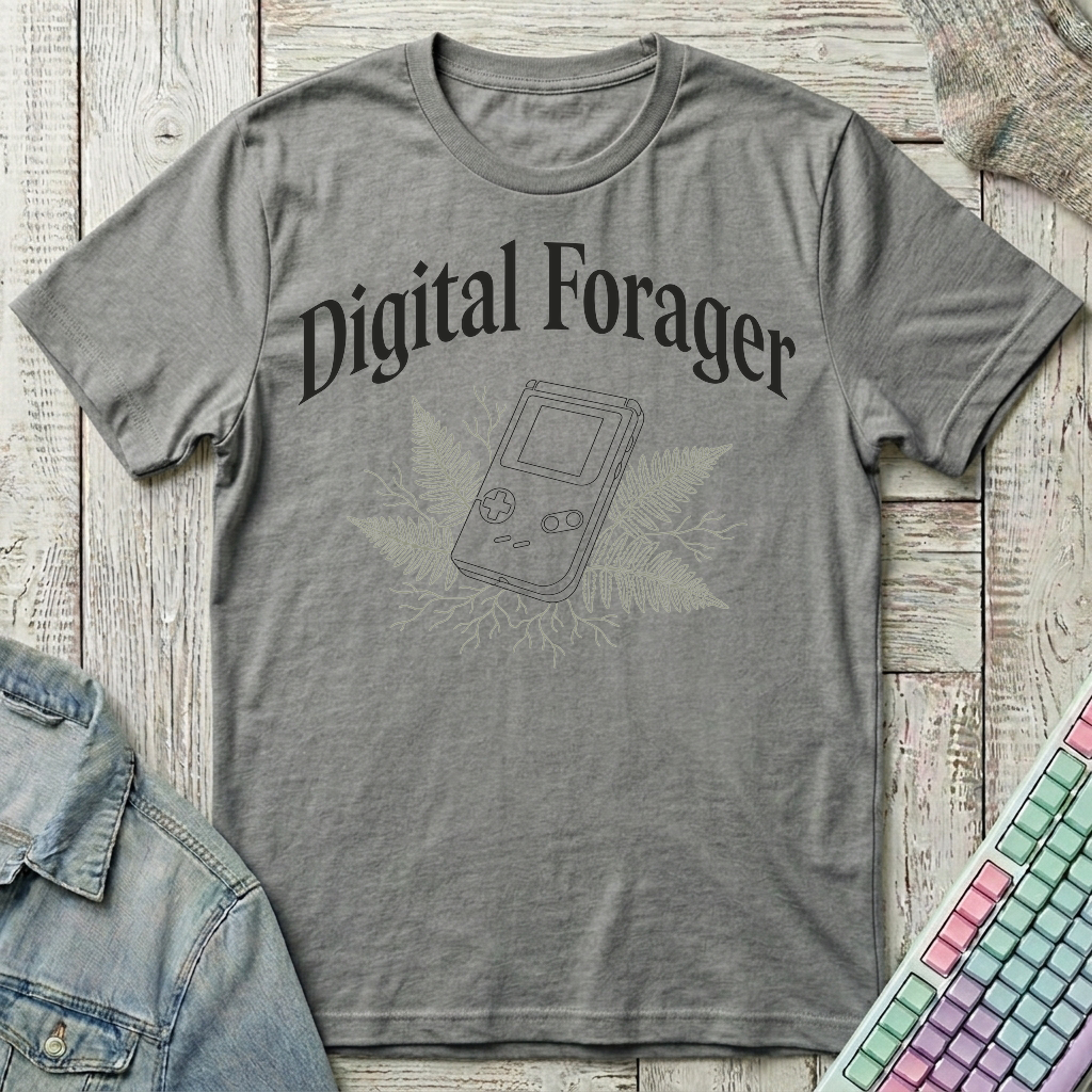 Digital Forager T-Shirt - Digital Forager_graphite_heather