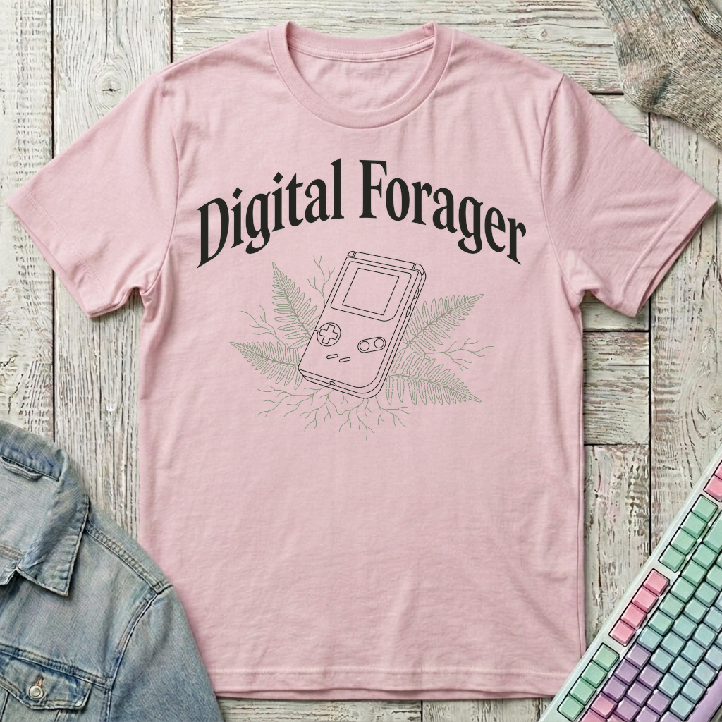 Digital Forager T-Shirt - Digital Forager_light_pink