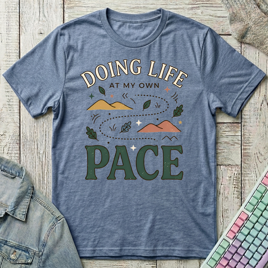 Doing Life T-Shirt - Doing Life_heather_indigo
