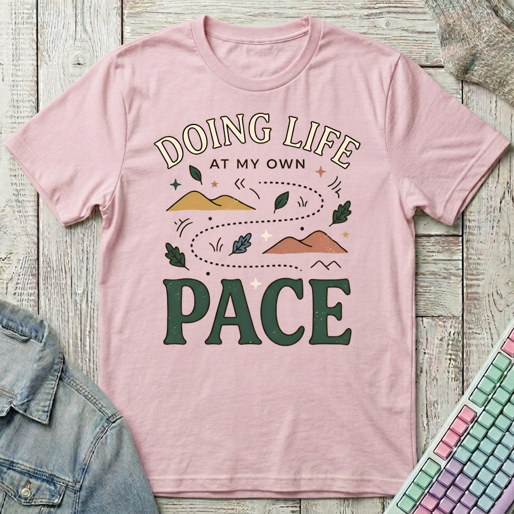 Doing Life T-Shirt - Doing Life_light_pink