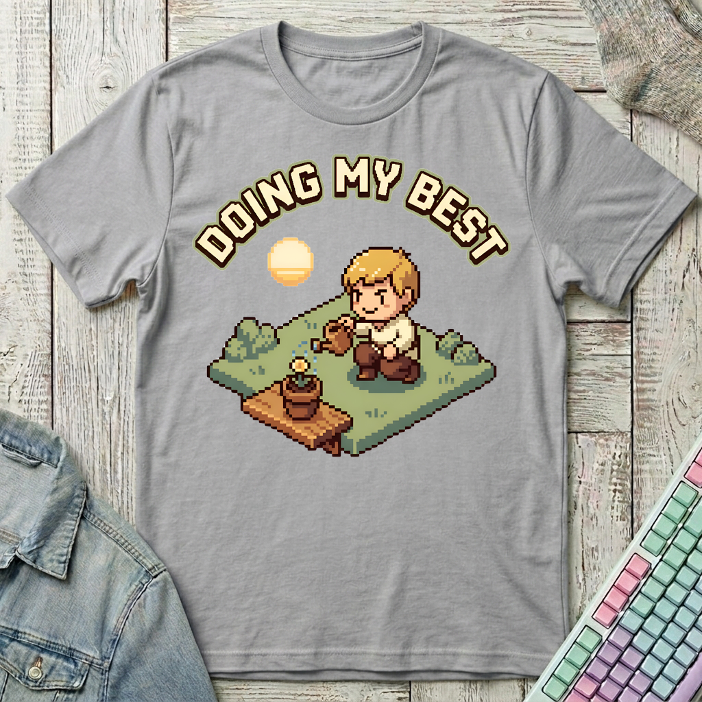 Doing My Best T-Shirt - Doing My Best_sport_grey