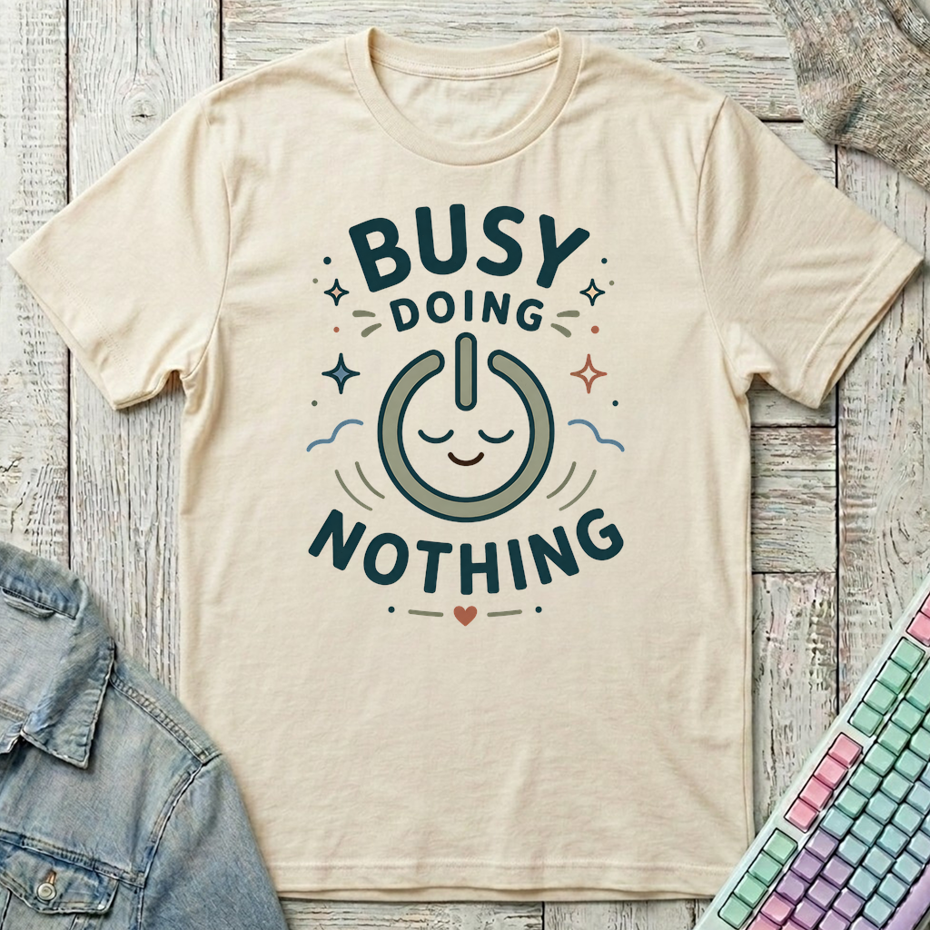 Doing Nothing Club T-Shirt - Doing Nothing Club_natural