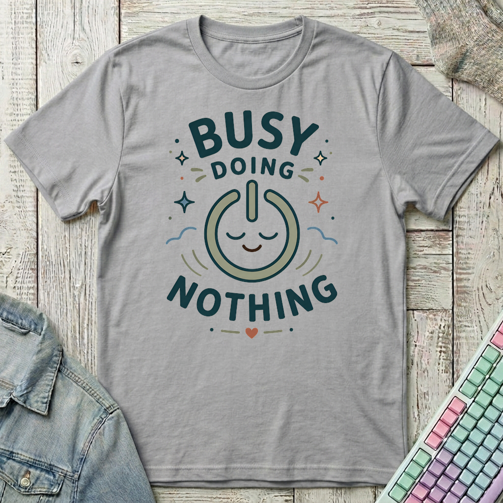 Doing Nothing Club T-Shirt - Doing Nothing Club_sport_grey