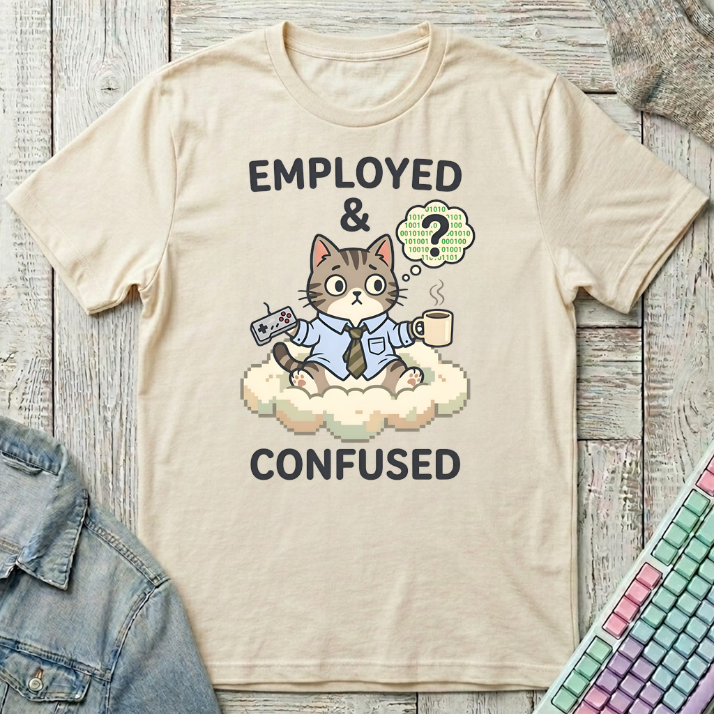 Employed & Confused T-Shirt - Employed & Confused_natural
