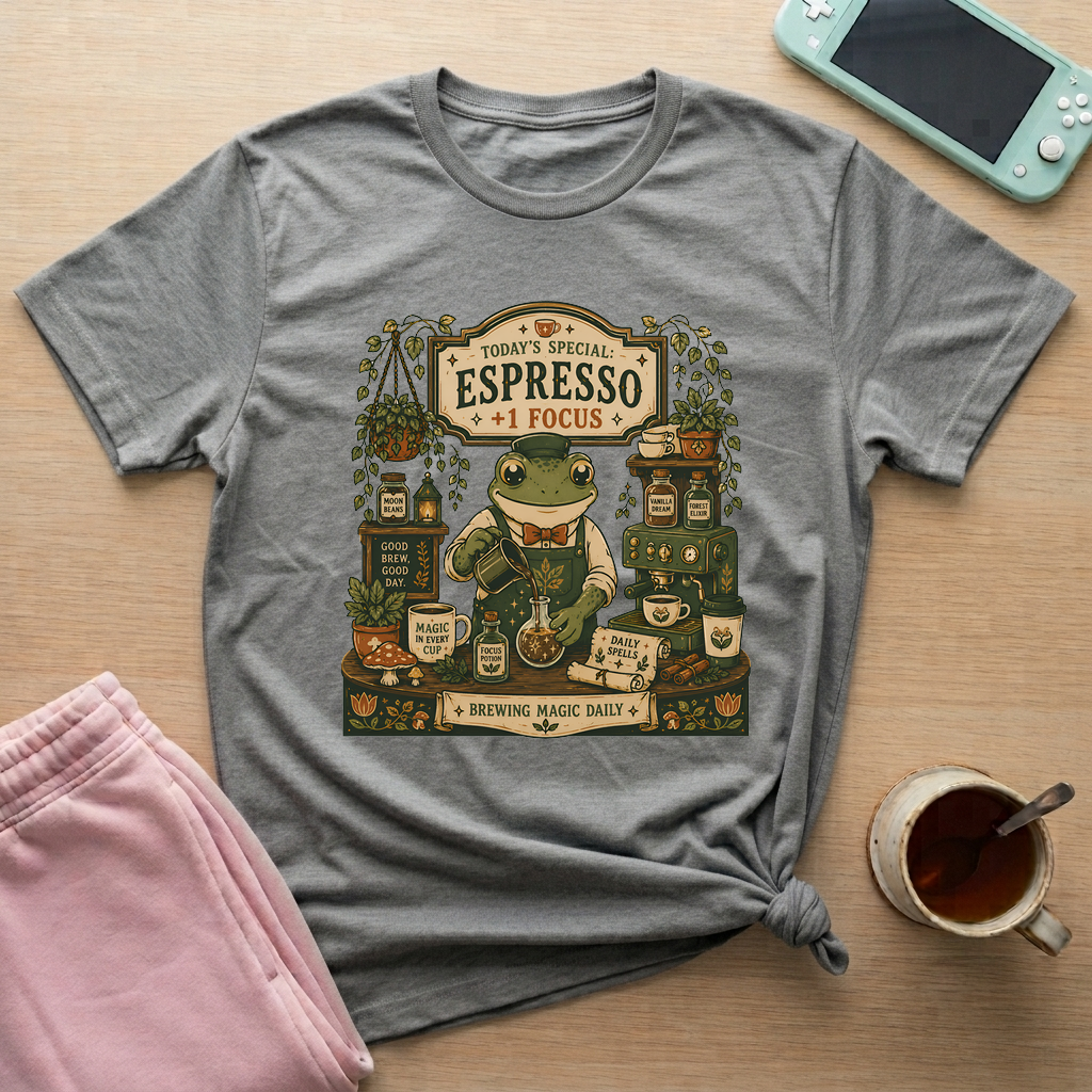 Espresso Magic T-Shirt - Espresso Magic_graphite_heather