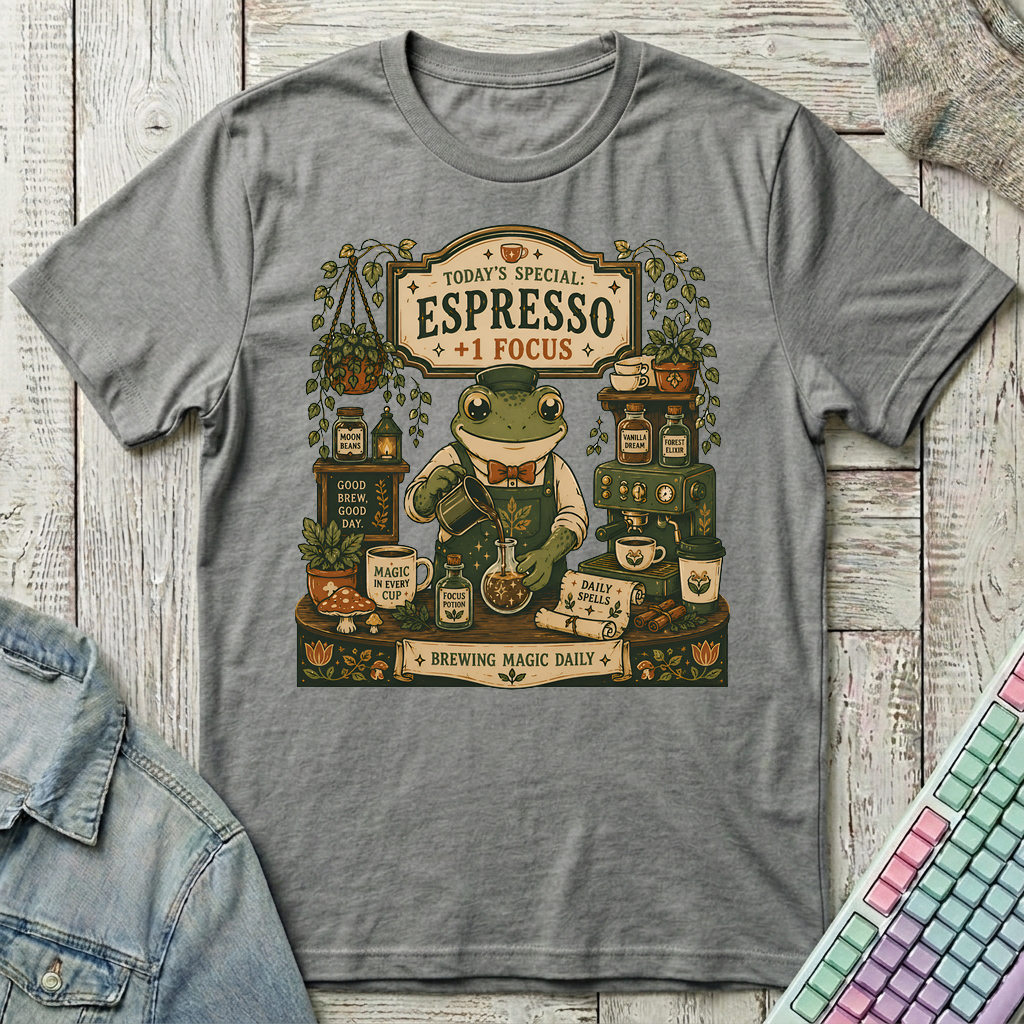 Espresso Magic T-Shirt - Espresso Magic_graphite_heather