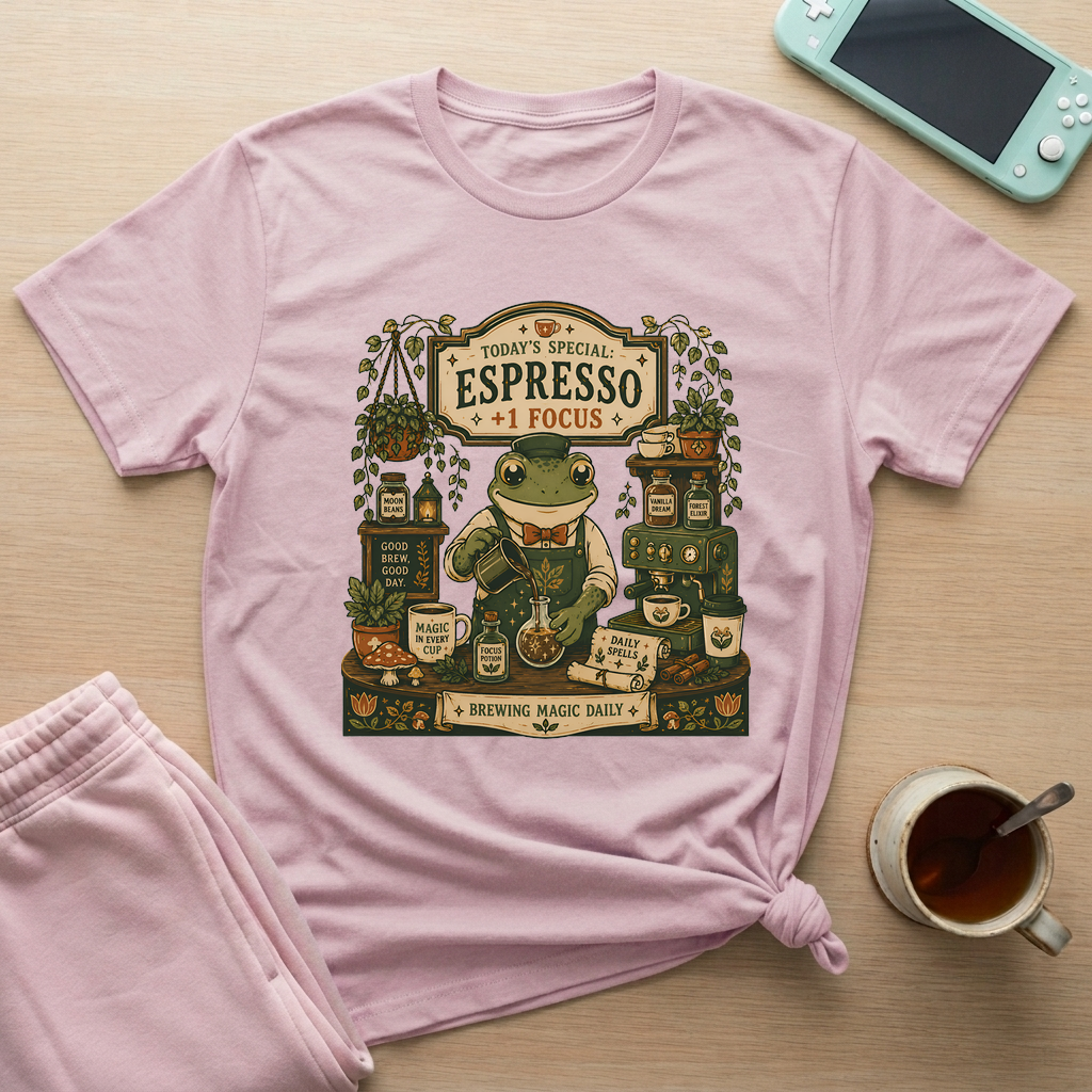 Espresso Magic T-Shirt - Espresso Magic_light_pink