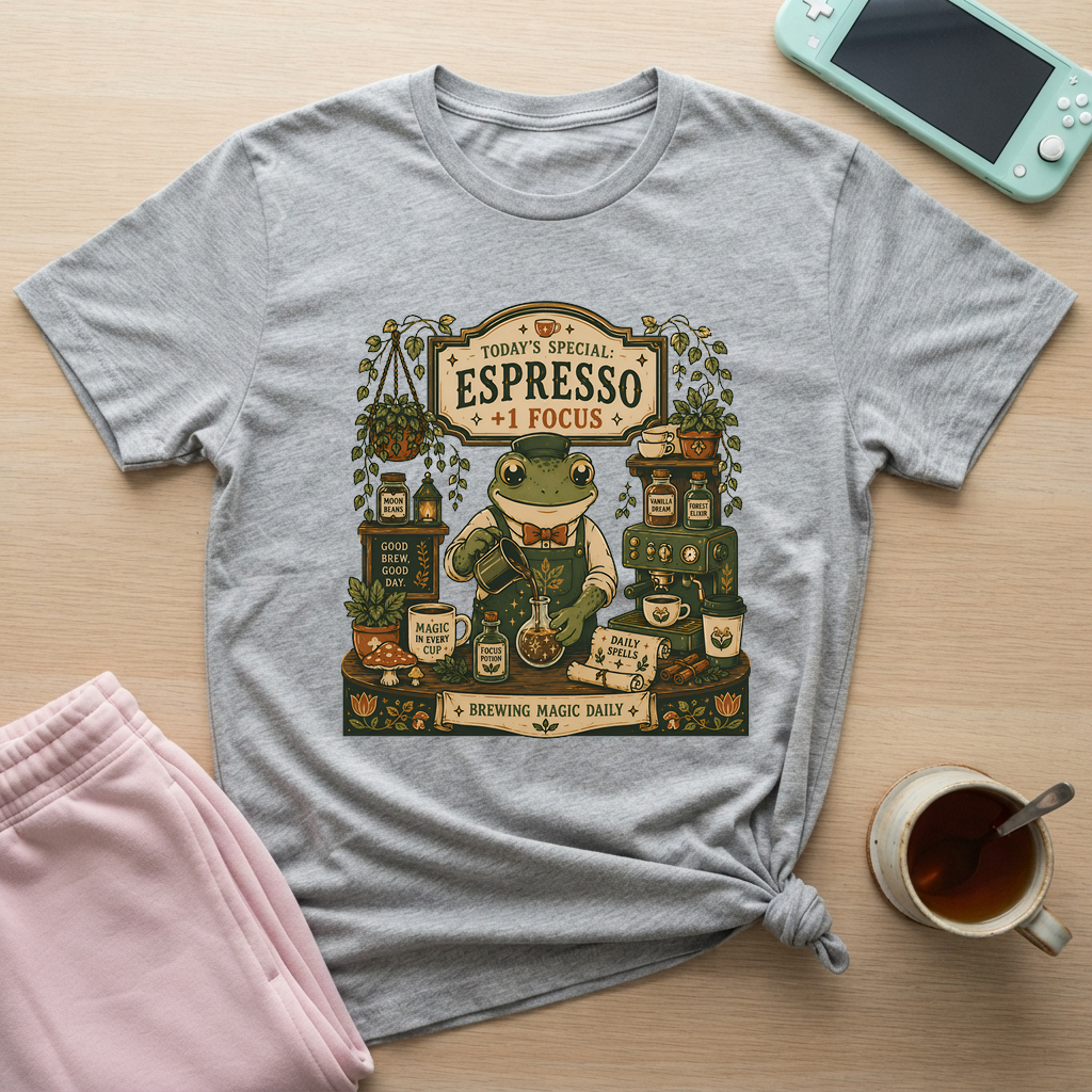 Espresso Magic T-Shirt - Espresso Magic_sport_grey