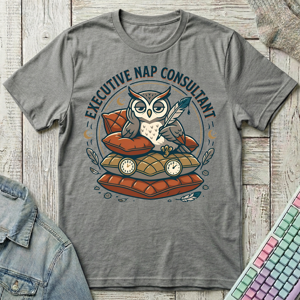 Executive Nap Consultant T-Shirt - Executive Nap Consultant_graphite_heather