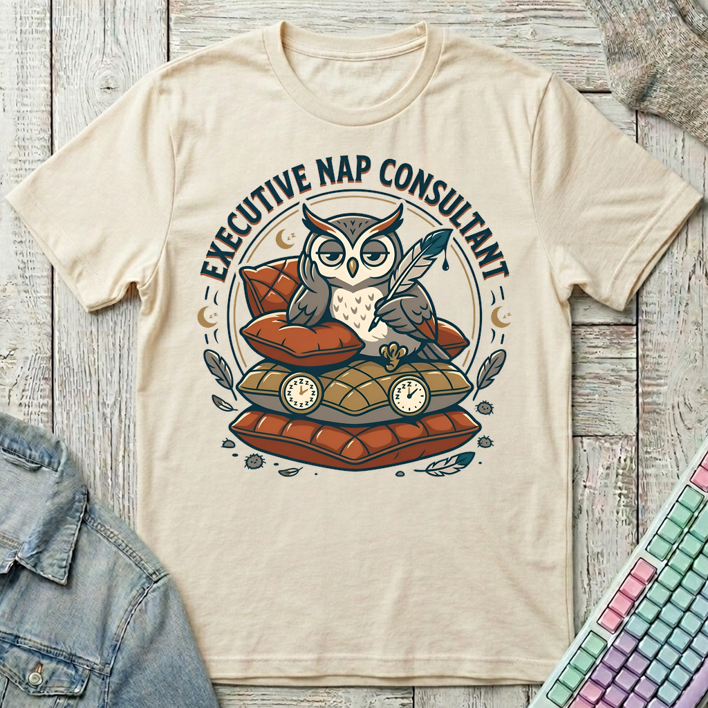 Executive Nap Consultant T-Shirt - Executive Nap Consultant_natural