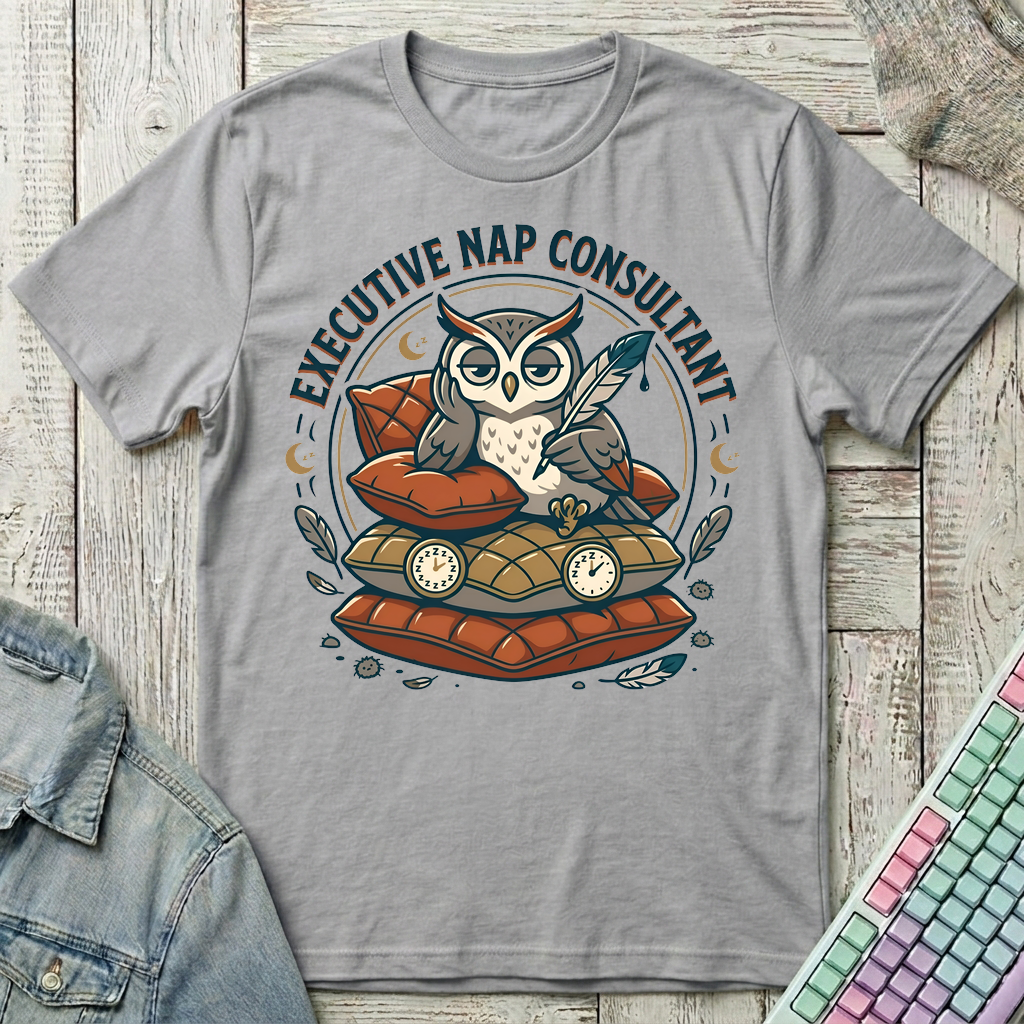 Executive Nap Consultant T-Shirt - Executive Nap Consultant_sport_grey