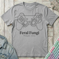 Feral Fungi Gaming Club T-Shirt - Feral Fungi Gaming Club_sport_grey