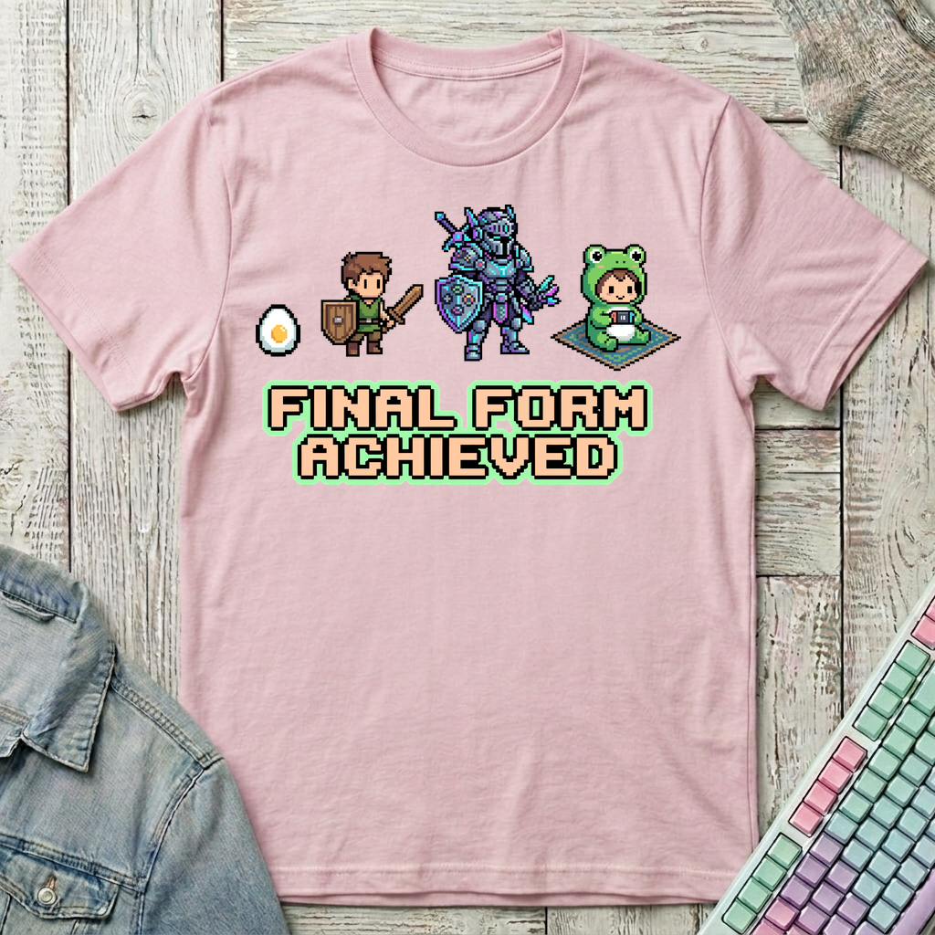 Final Form Achieved T-Shirt - Final Form Achieved_light_pink