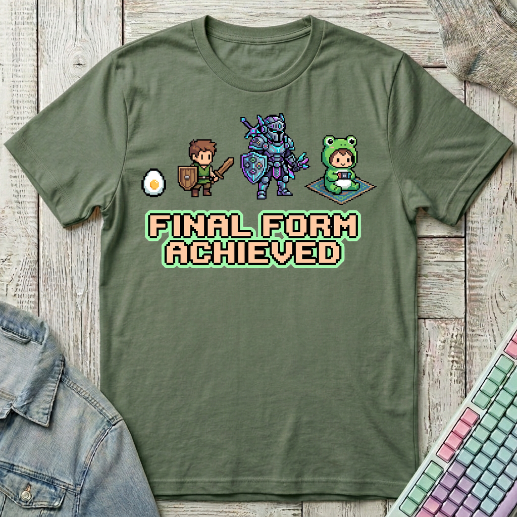 Final Form Achieved T-Shirt - Final Form Achieved_military_green