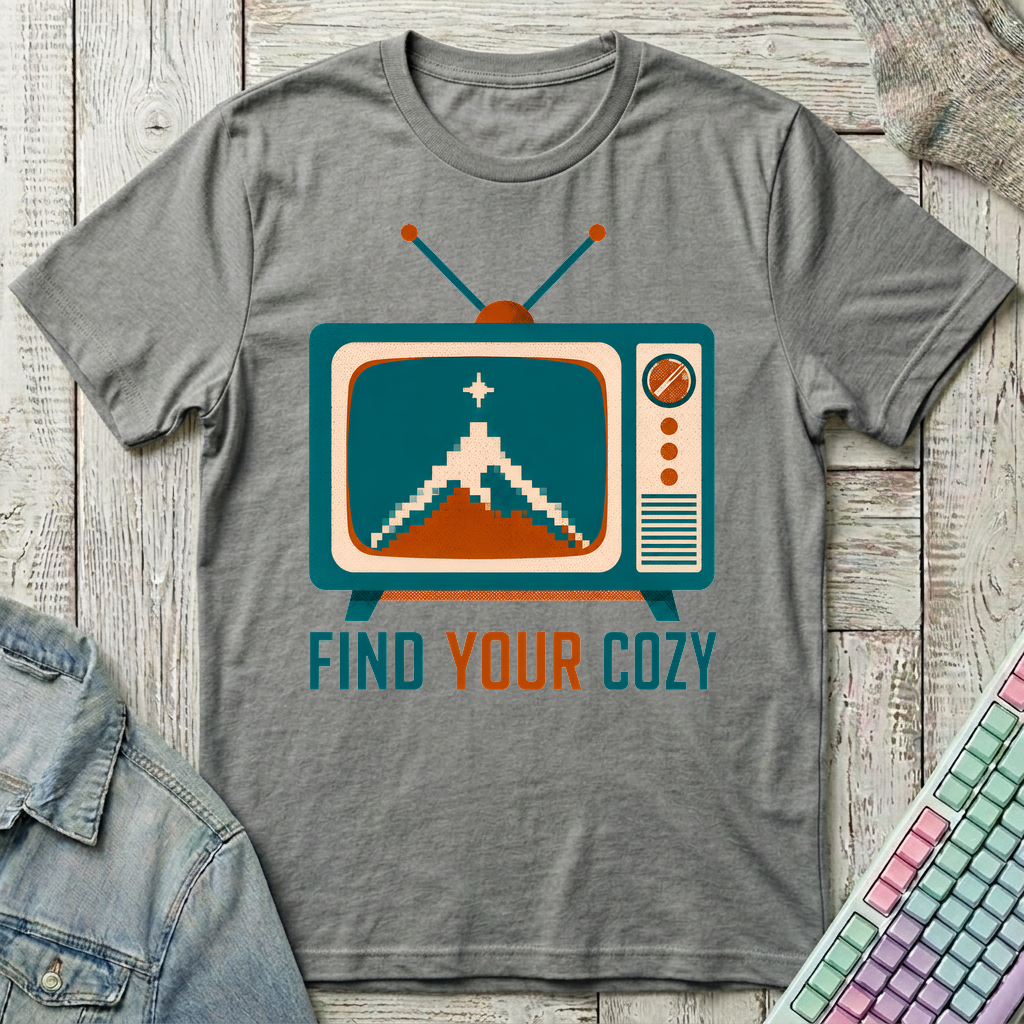 Find Your Cozy T-Shirt - Find Your Cozy_graphite_heather