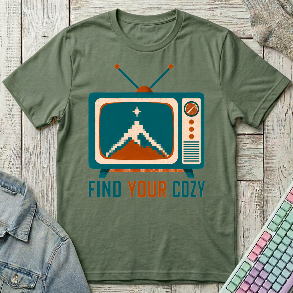 Find Your Cozy T-Shirt - Find Your Cozy_military_green