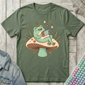 Frog Mode Cozy T-Shirt - Frog Mode Cozy_military_green