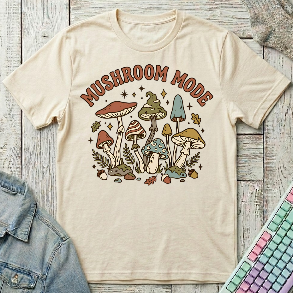Fungi Retreat T-Shirt - Fungi Retreat_natural