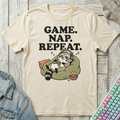 Game Nap Repeat T-Shirt - Game Nap Repeat_natural
