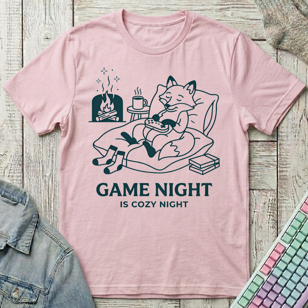 Game Night T-Shirt - Game Night_light_pink