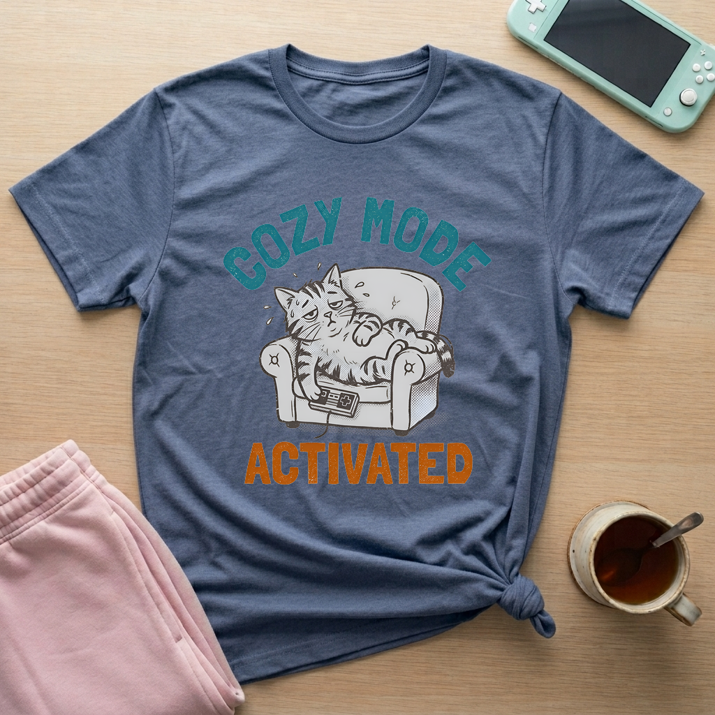 Gaming Is My Cardio T-Shirt - Gaming Is My Cardio_heather_indigo
