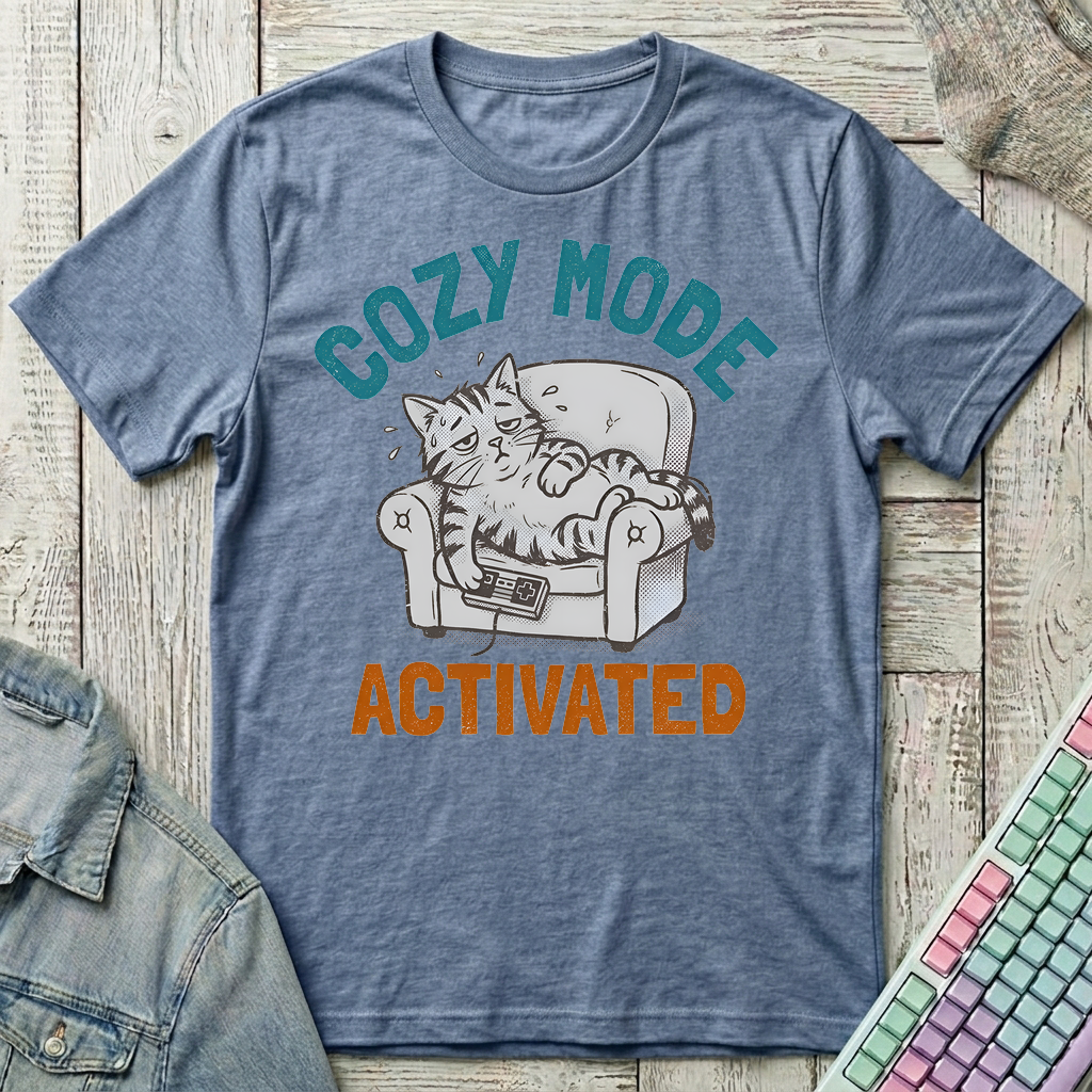 Gaming Is My Cardio T-Shirt - Gaming Is My Cardio_heather_indigo