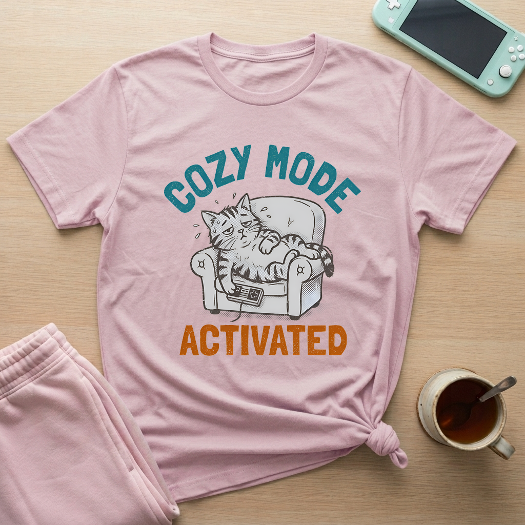 Gaming Is My Cardio T-Shirt - Gaming Is My Cardio_light_pink