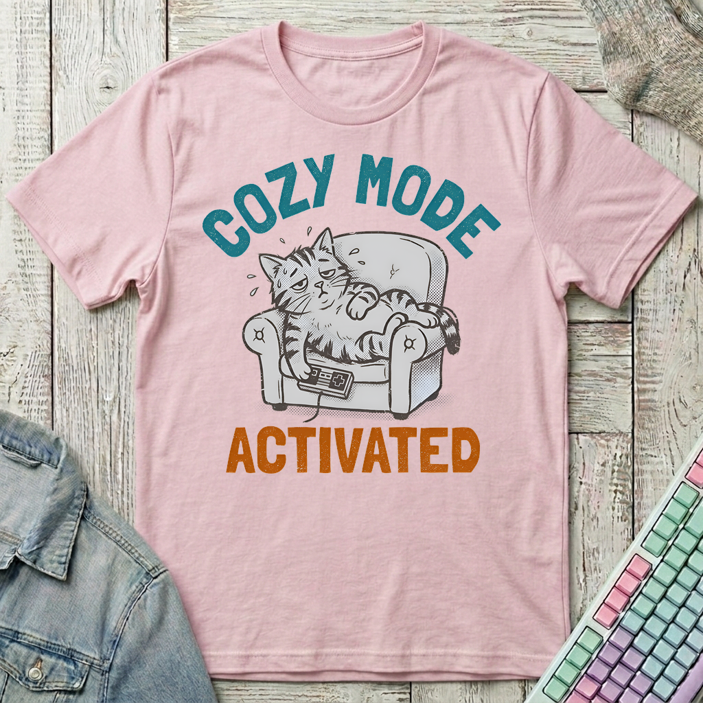 Gaming Is My Cardio T-Shirt - Gaming Is My Cardio_light_pink