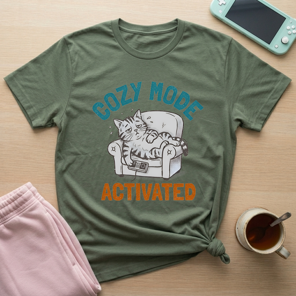 Gaming Is My Cardio T-Shirt - Gaming Is My Cardio_military_green