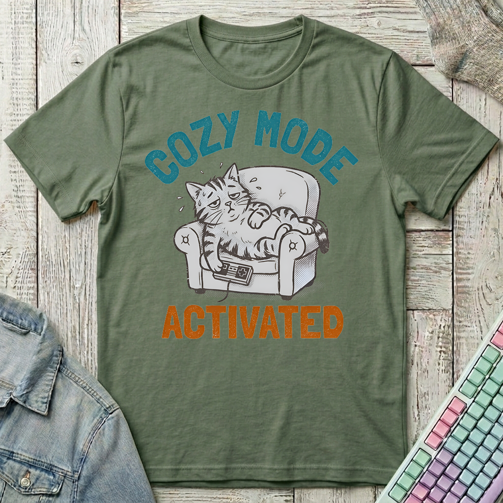 Gaming Is My Cardio T-Shirt - Gaming Is My Cardio_military_green