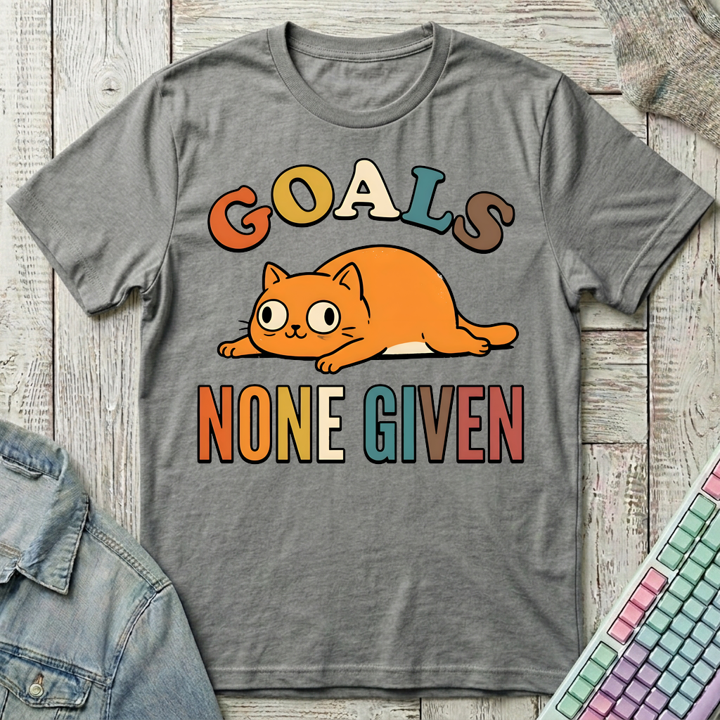 Goals None Given T-Shirt - Goals None Given_graphite_heather
