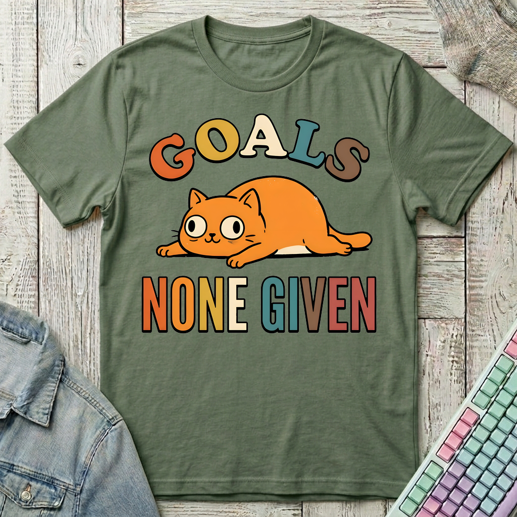 Goals None Given T-Shirt - Goals None Given_military_green
