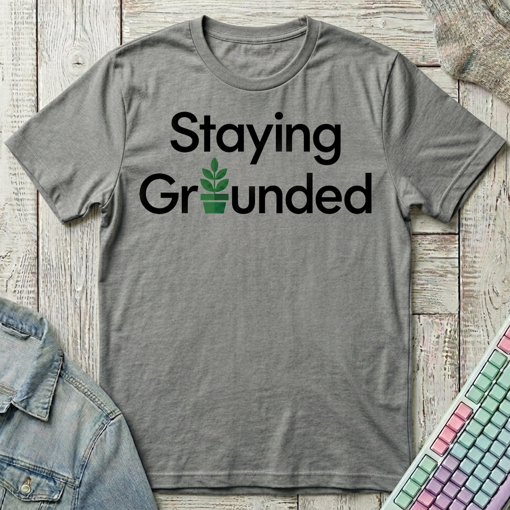 Grounded Gamer T-Shirt - Grounded Gamer_graphite_heather