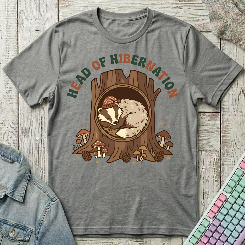Head of Hibernation T-Shirt - Head of Hibernation_graphite_heather