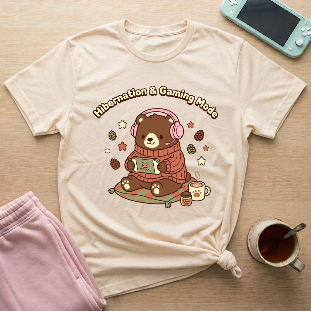 Hibernation Gaming Mode T-Shirt - Hibernation Gaming Mode_natural