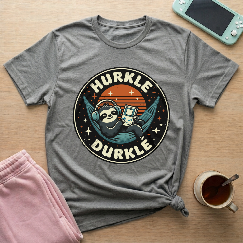 Hurkle Durkle T-Shirt - Hurkle Durkle_graphite_heather