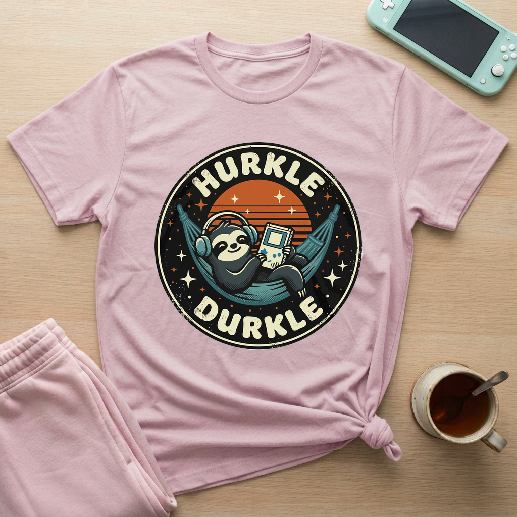 Hurkle Durkle T-Shirt - Hurkle Durkle_light_pink