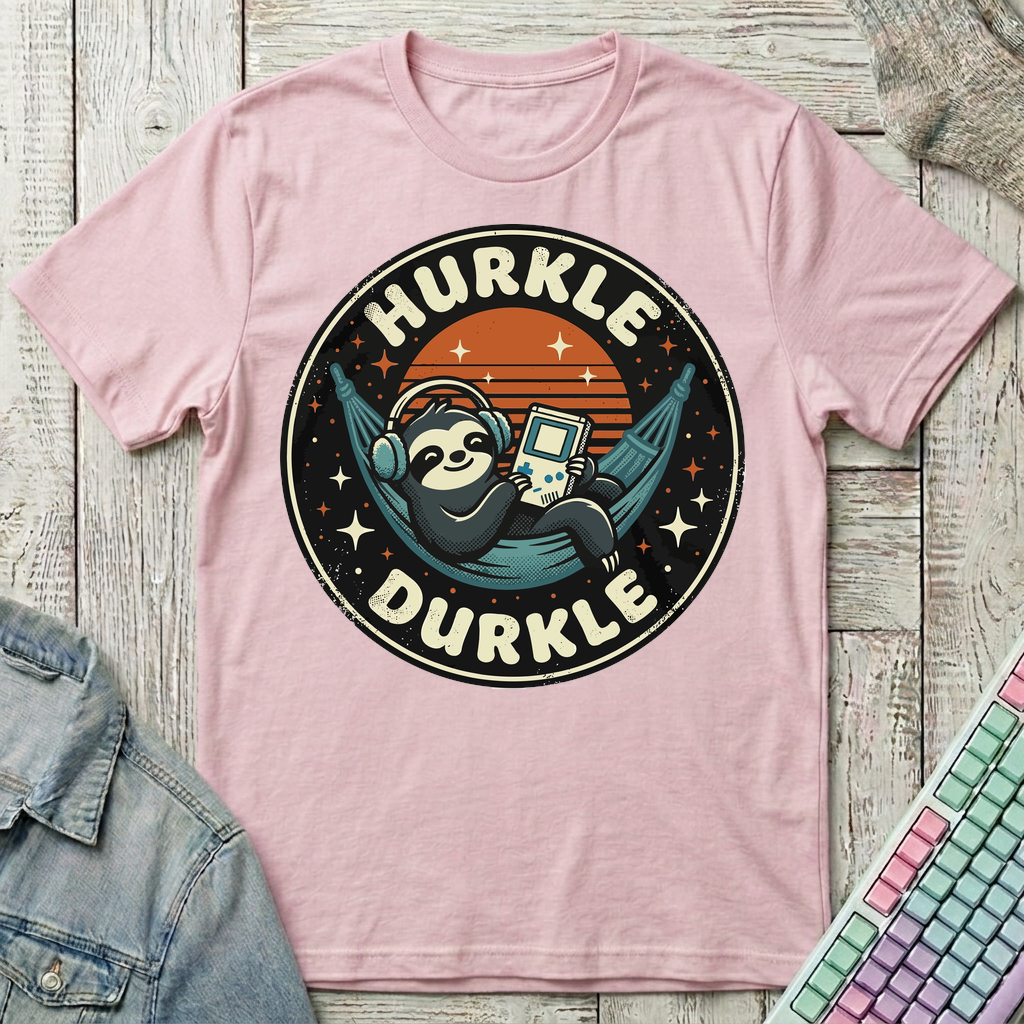 Hurkle Durkle T-Shirt - Hurkle Durkle_light_pink