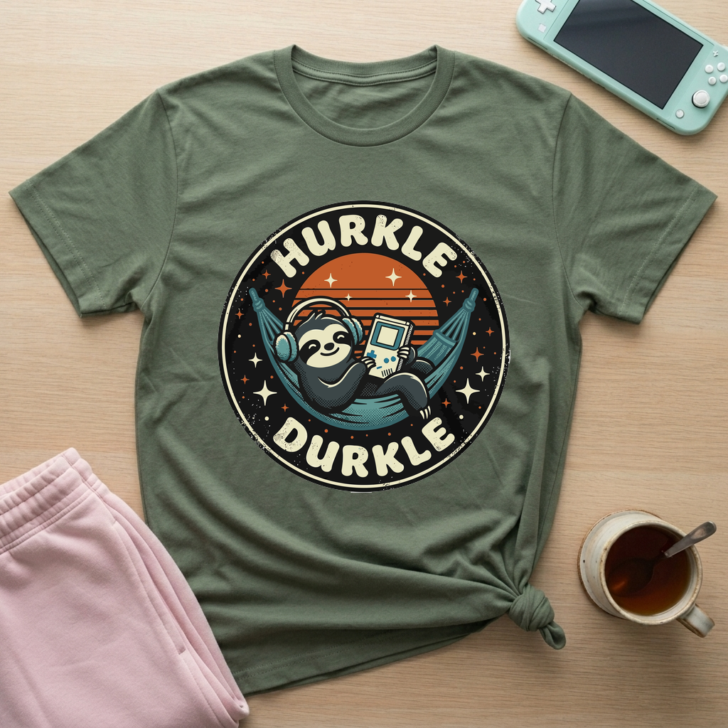 Hurkle Durkle T-Shirt - Hurkle Durkle_military_green