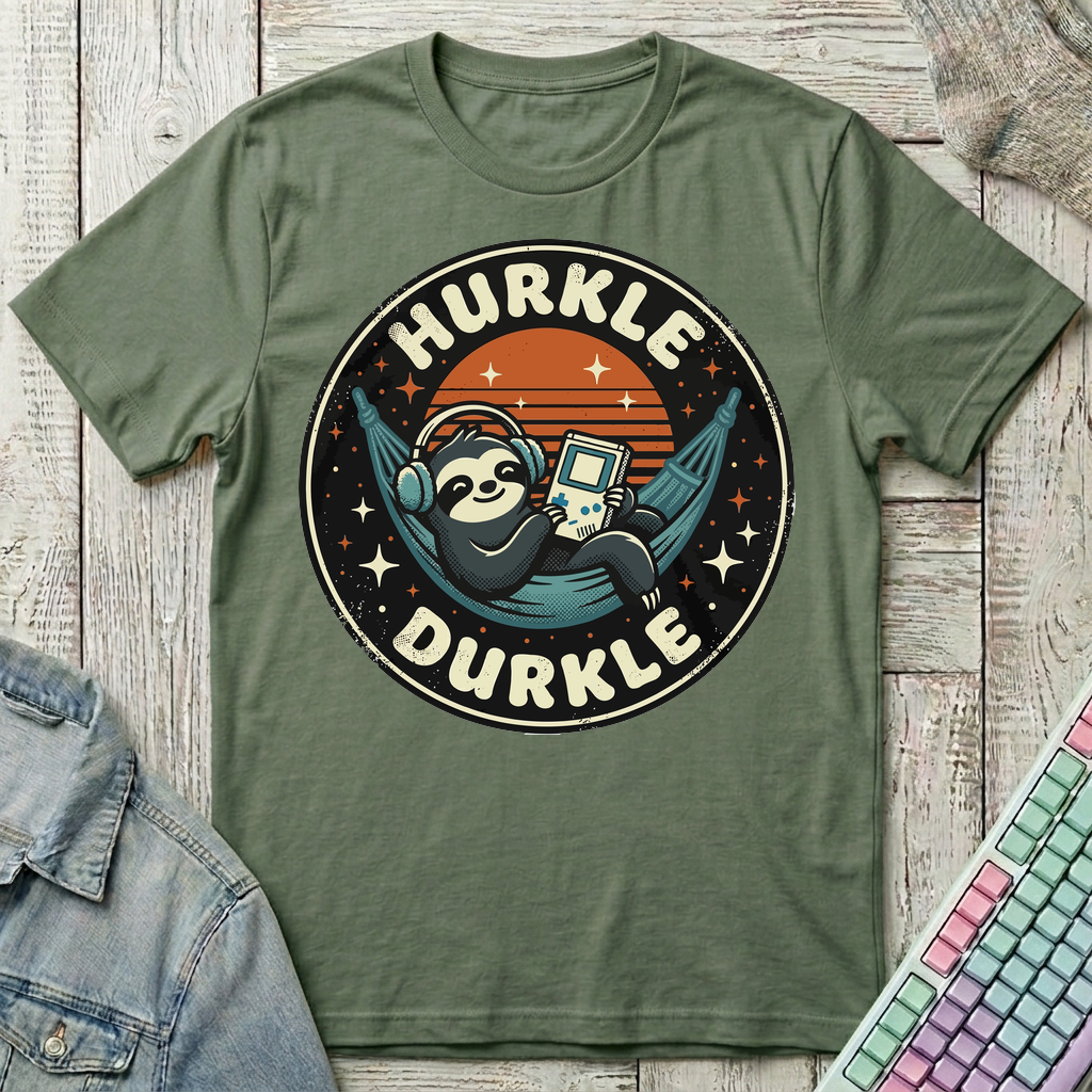 Hurkle Durkle T-Shirt - Hurkle Durkle_military_green