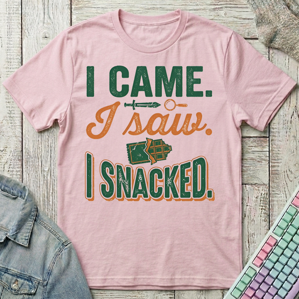 I Snacked T-Shirt - I Snacked_light_pink