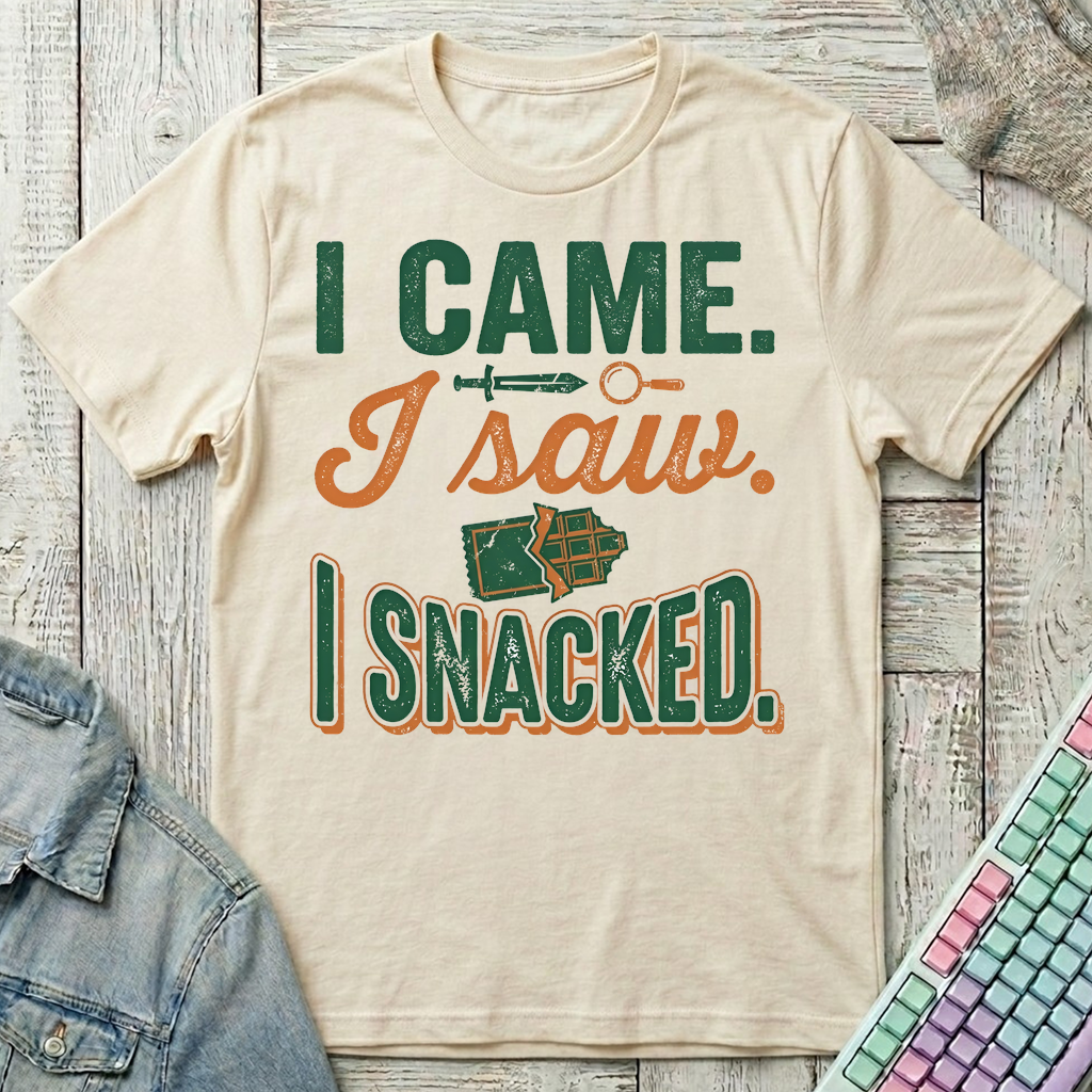I Snacked T-Shirt - I Snacked_natural