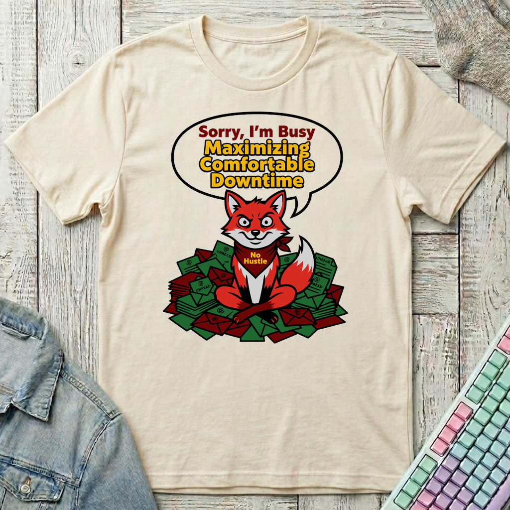 Inbox Zero Fox T-Shirt - Inbox Zero Fox_natural