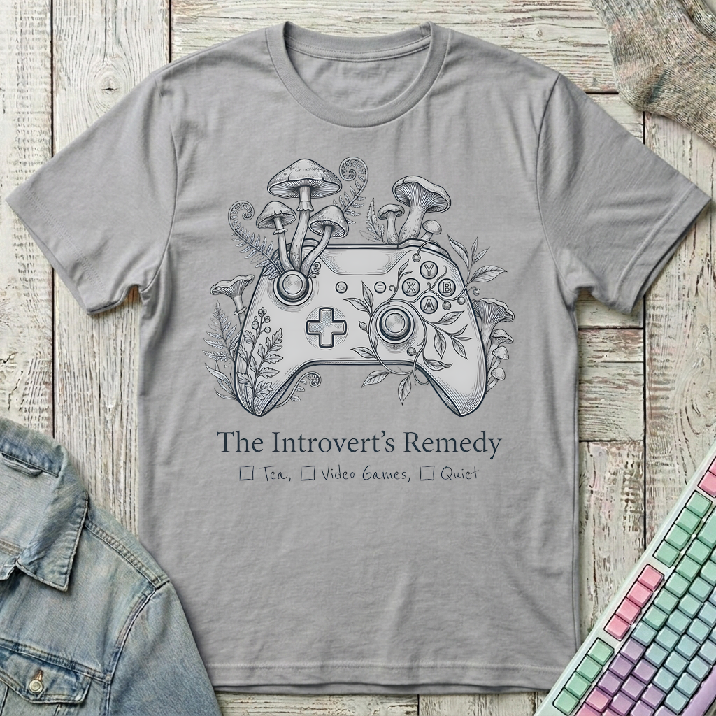 Introvert Remedy T-Shirt - Introvert Remedy_sport_grey