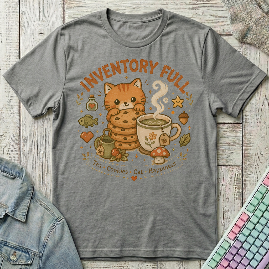 Inventory Full T-Shirt - Inventory Full_graphite_heather