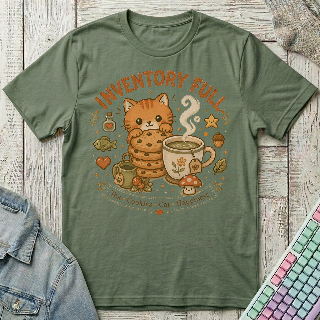 Inventory Full T-Shirt - Inventory Full_military_green