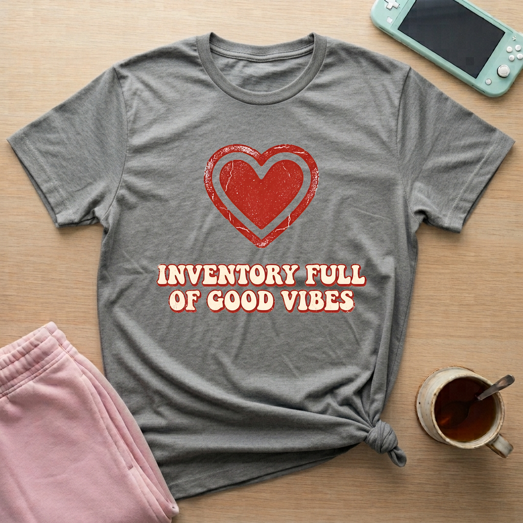 Inventory Full of Good Vibes T-Shirt - Inventory Full of Good Vibes_graphite_heather
